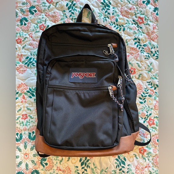 Jansport Black Cool Student Backpack Used Once Perfect Condition - Picture 4 of 4